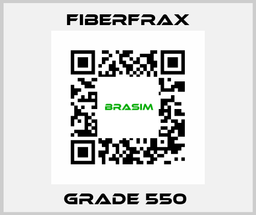 GRADE 550  Fiberfrax