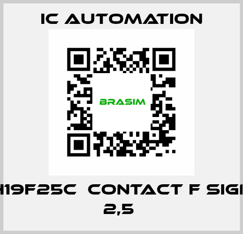 H19F25C  Contact F sign 2,5  ic automation