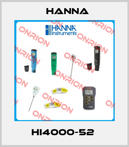 HI4000-52  Hanna