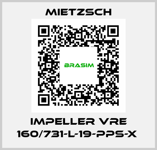 IMPELLER VRE 160/731-L-19-PPS-X  Mietzsch