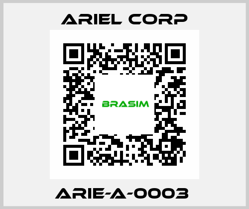 ARIE-A-0003  Ariel Corp