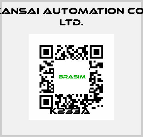 K233A  KANSAI Automation Co., Ltd.