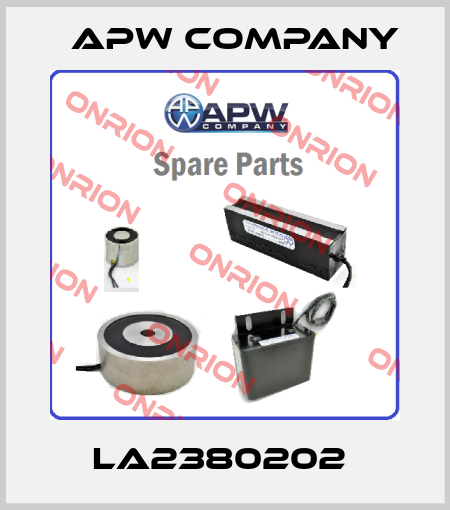 LA2380202  Apw Company
