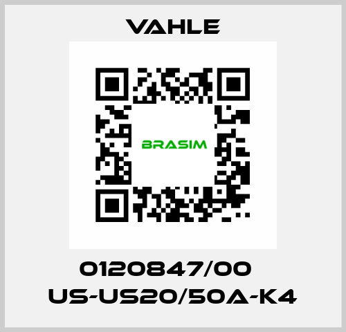 0120847/00    US-US20/50A-K4  Vahle