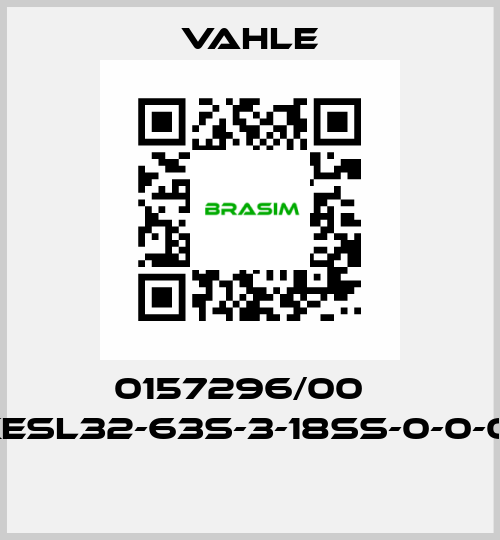 0157296/00    SA-KESL32-63S-3-18SS-0-0-04-04  Vahle