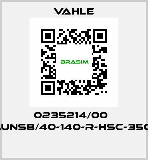 0235214/00    UE-MUNS8/40-140-R-HSC-350(375)  Vahle