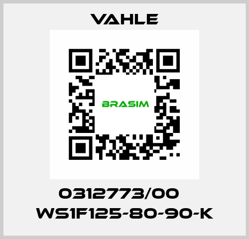 0312773/00    WS1F125-80-90-K  Vahle