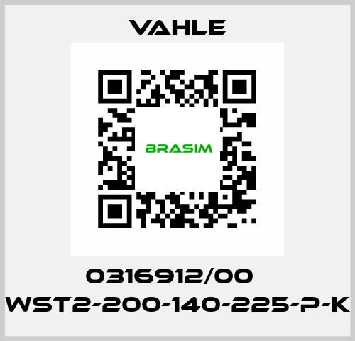 0316912/00    WST2-200-140-225-P-K  Vahle