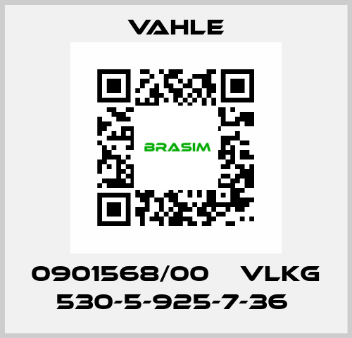 0901568/00    VLKG 530-5-925-7-36  Vahle