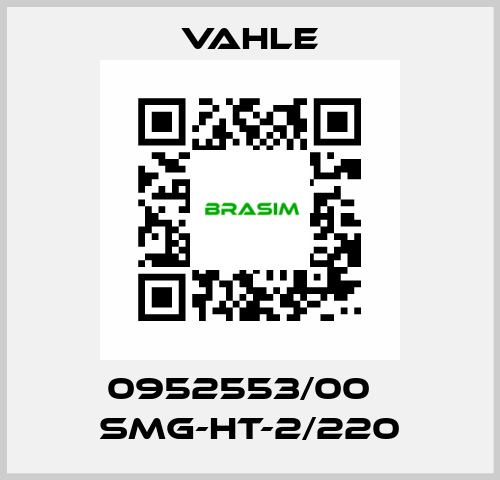 0952553/00    SMG-HT-2/220  Vahle