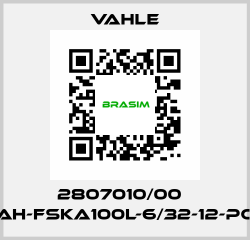 2807010/00    AH-FSKA100L-6/32-12-PC  Vahle