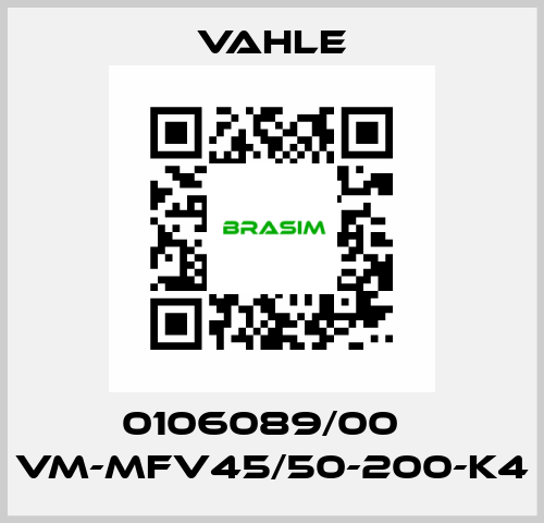 0106089/00    VM-MFV45/50-200-K4  Vahle