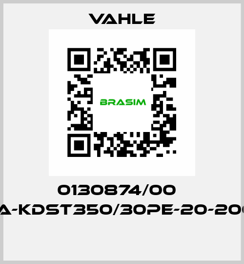 0130874/00    SA-KDST350/30PE-20-2000  Vahle