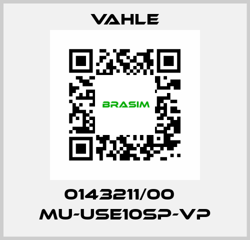 0143211/00    MU-USE10SP-VP  Vahle