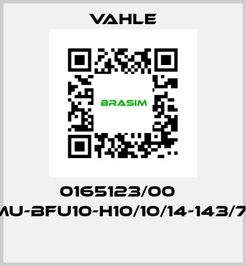 0165123/00    MU-BFU10-H10/10/14-143/70  Vahle