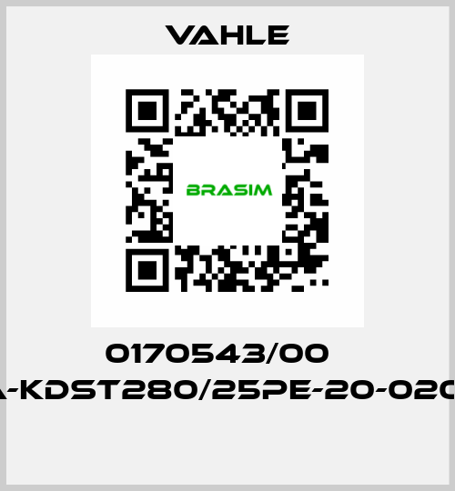 0170543/00    SA-KDST280/25PE-20-02000  Vahle