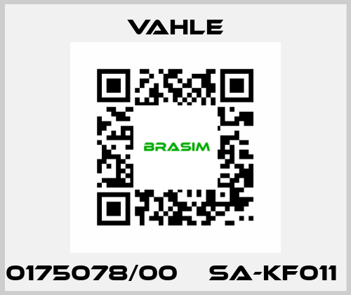 0175078/00    SA-KF011  Vahle