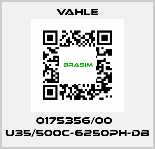 0175356/00    U35/500C-6250PH-DB  Vahle