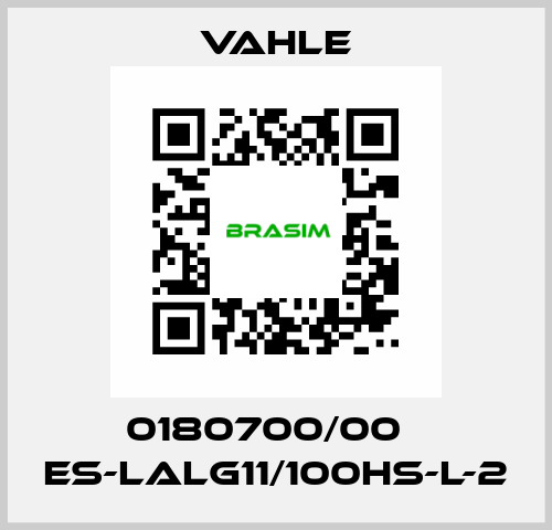 0180700/00    ES-LALG11/100HS-L-2  Vahle