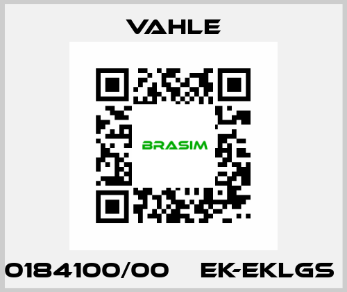 0184100/00    EK-EKLGS  Vahle