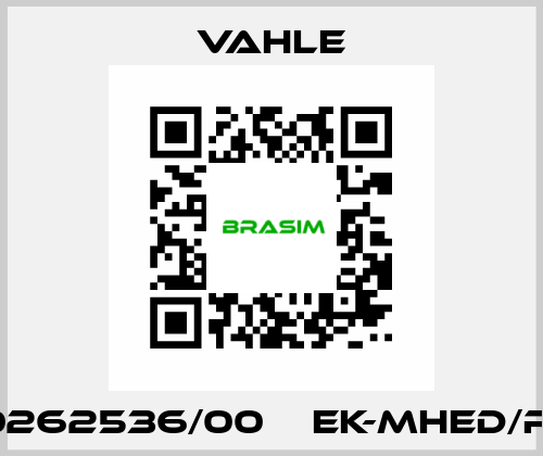 0262536/00    EK-MHED/R  Vahle