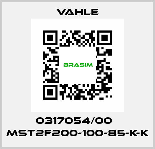 0317054/00    MST2F200-100-85-K-K  Vahle