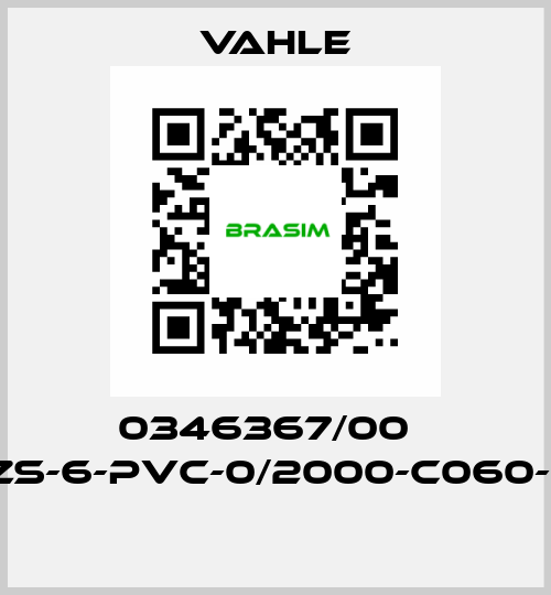 0346367/00    ZS-6-PVC-0/2000-C060-K  Vahle