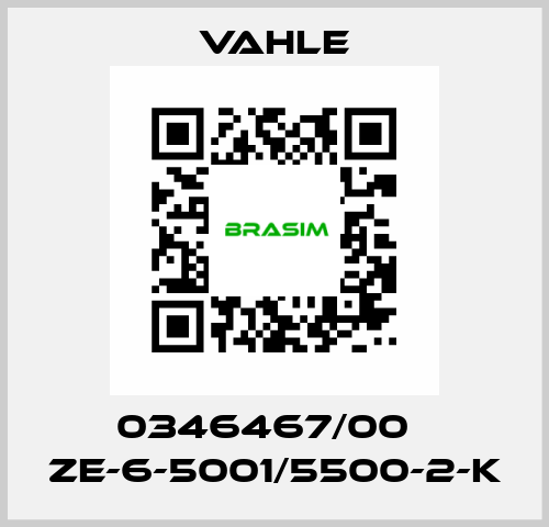 0346467/00    ZE-6-5001/5500-2-K  Vahle