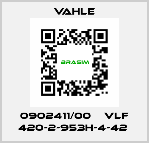 0902411/00    VLF 420-2-953H-4-42  Vahle