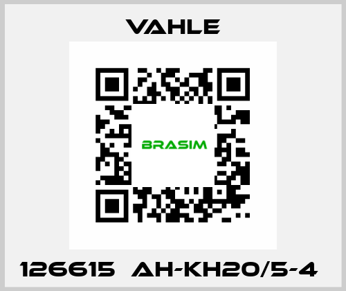 126615  AH-KH20/5-4  Vahle