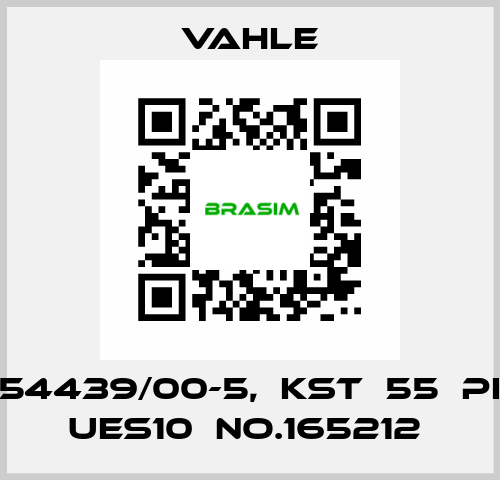 154439/00-5,  KST  55  PE UES10  NO.165212  Vahle