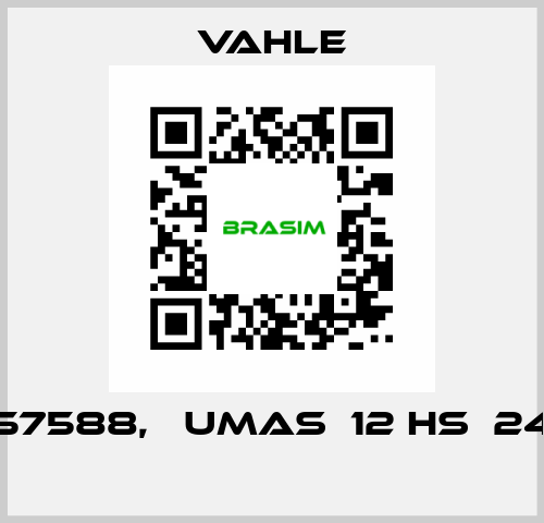 157588,   UMAS  12 HS  241  Vahle