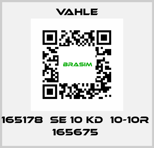 165178  SE 10 KD  10-10R  165675  Vahle