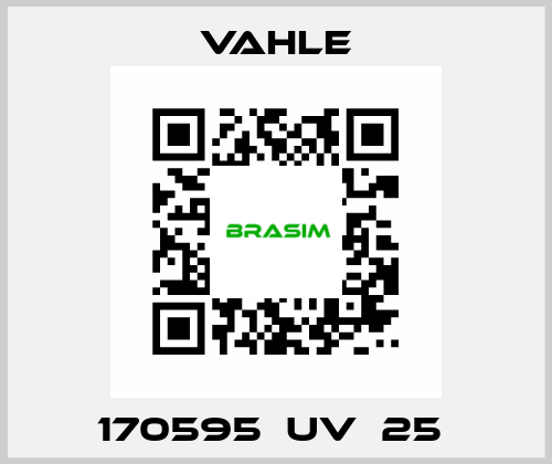 170595  UV  25  Vahle