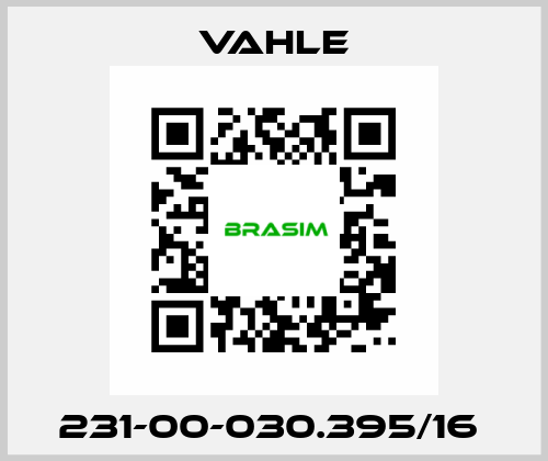 231-00-030.395/16  Vahle