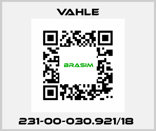 231-00-030.921/18  Vahle