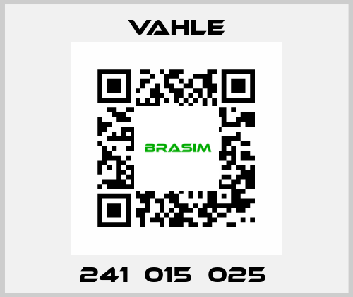 241  015  025  Vahle