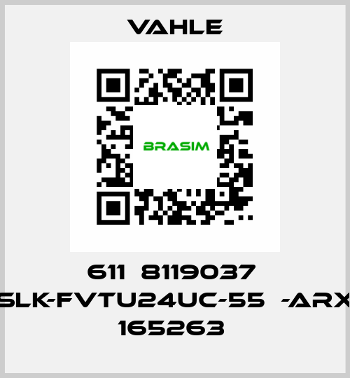 611  8119037  SLK-FVTU24UC-55  -ARX 165263  Vahle