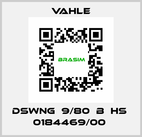 DSWNG  9/80  B  HS  0184469/00  Vahle