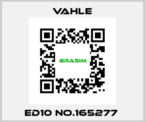 ED10 NO.165277  Vahle