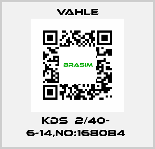 KDS  2/40-  6-14,NO:168084  Vahle