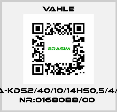 SA-KDS2/40/10/14HS0,5/4/10  NR:0168088/00  Vahle