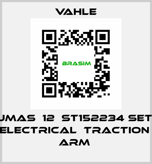 UMAS  12  ST152234 Set  electrical  traction  arm  Vahle