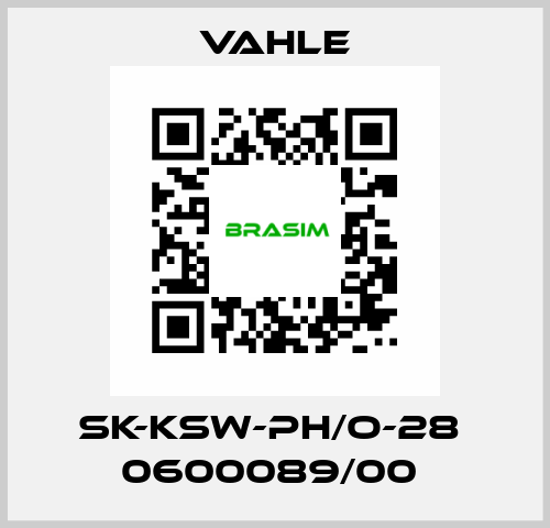 SK-KSW-PH/O-28  0600089/00  Vahle