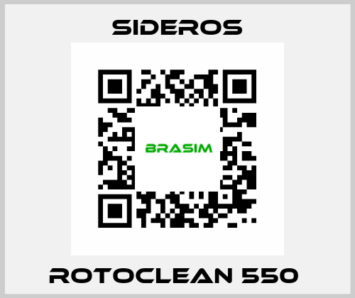 Rotoclean 550  Sideros