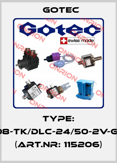 Type: EMX08-TK/DLC-24/50-2V-GD-DIN (Art.nr: 115206) Gotec