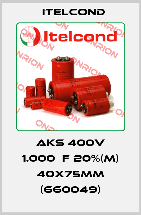 AKS 400V 1.000μF 20%(M) 40x75mm (660049) Itelcond
