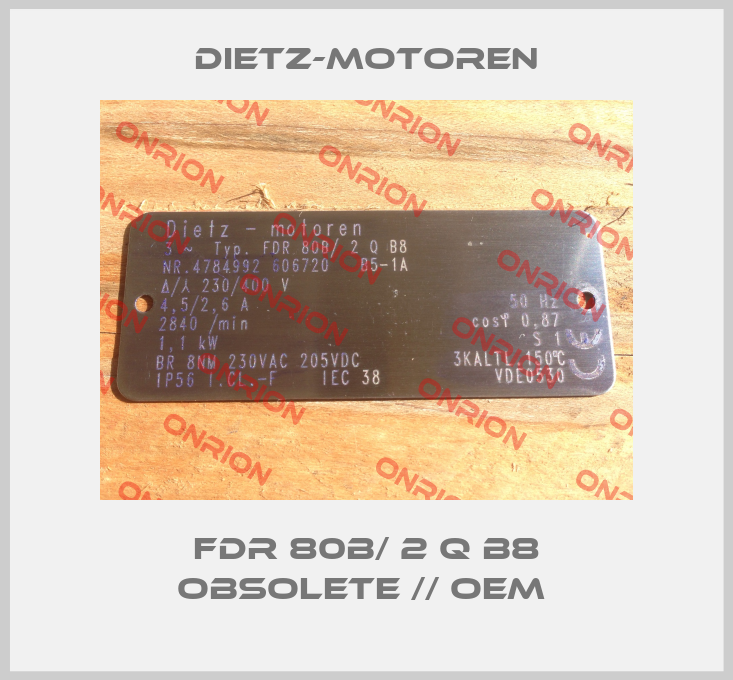 FDR 80B/ 2 Q B8 obsolete // OEM -big