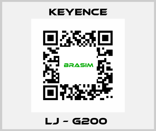 LJ – G200  Keyence