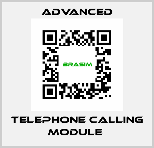 Telephone Calling Module  Advanced